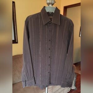 Men's Level Ten Brown Long Sleeve Shirt